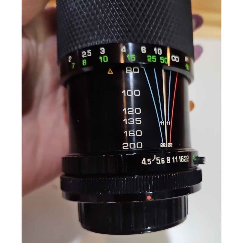 VINTAGE JCPenney 80-200mm f/4.5 Compact Macro Tele-Zoom Lens Canon Bayonet Mount - Picture 6 of 16